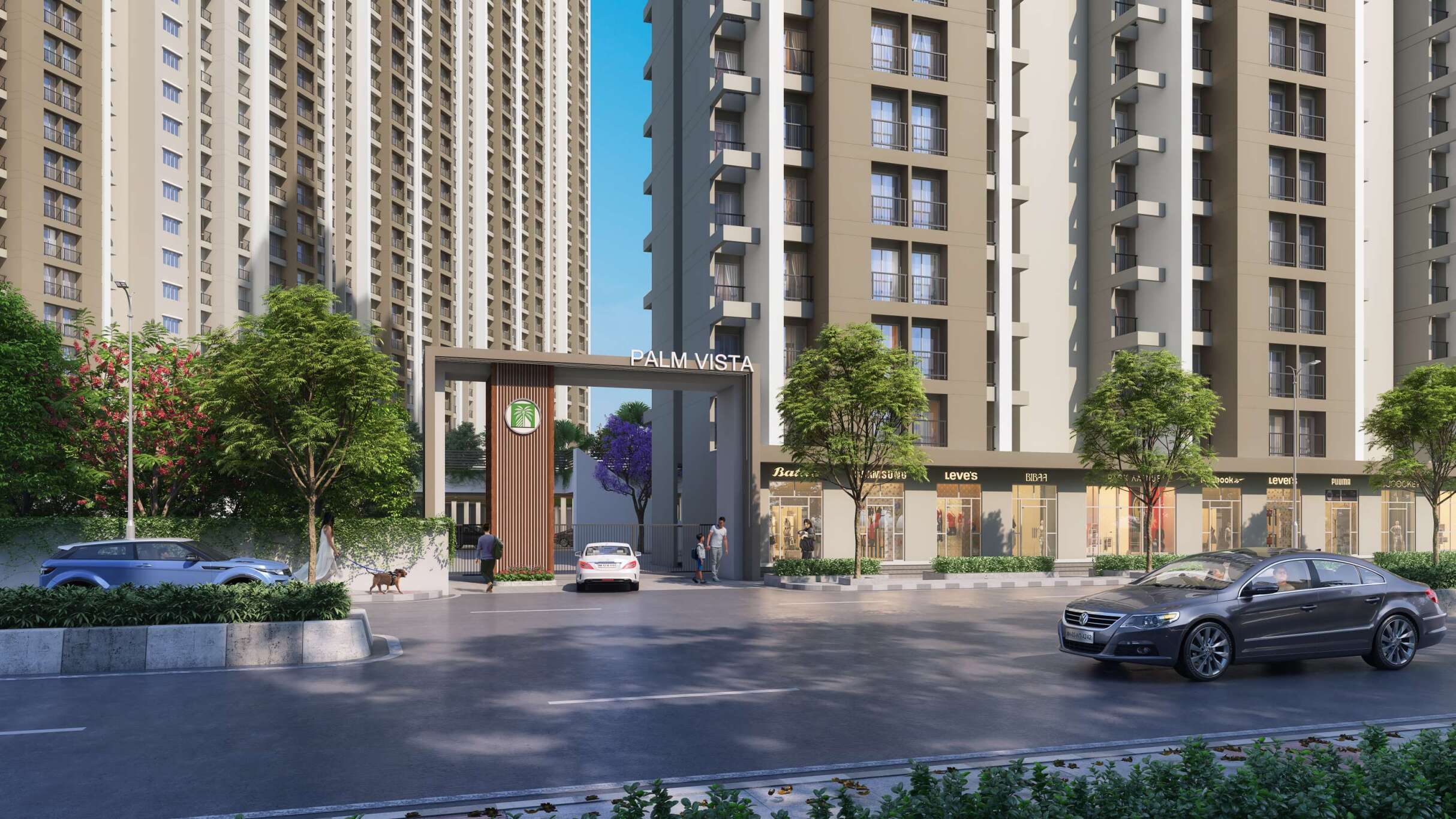 Provident Palm Vista, Shilphata – 1, 2 & 2.5 BHK Flat Starting at ₹60 Lakhs
