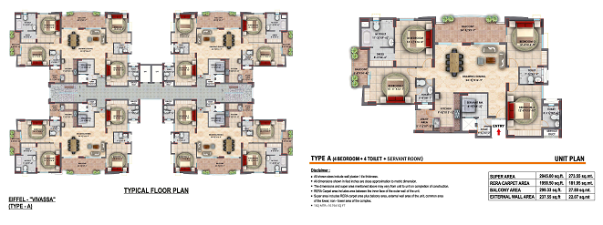 Flat at Sultanpur Road in Lucknow - ( Eiffel Vivassa )