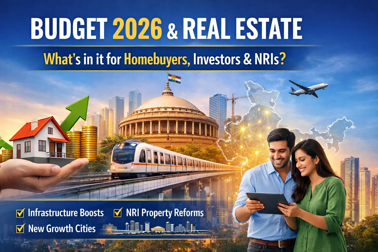 Union Budget 2026 & Real Estate: What It Means for Homebuyers, Investors and NRIs