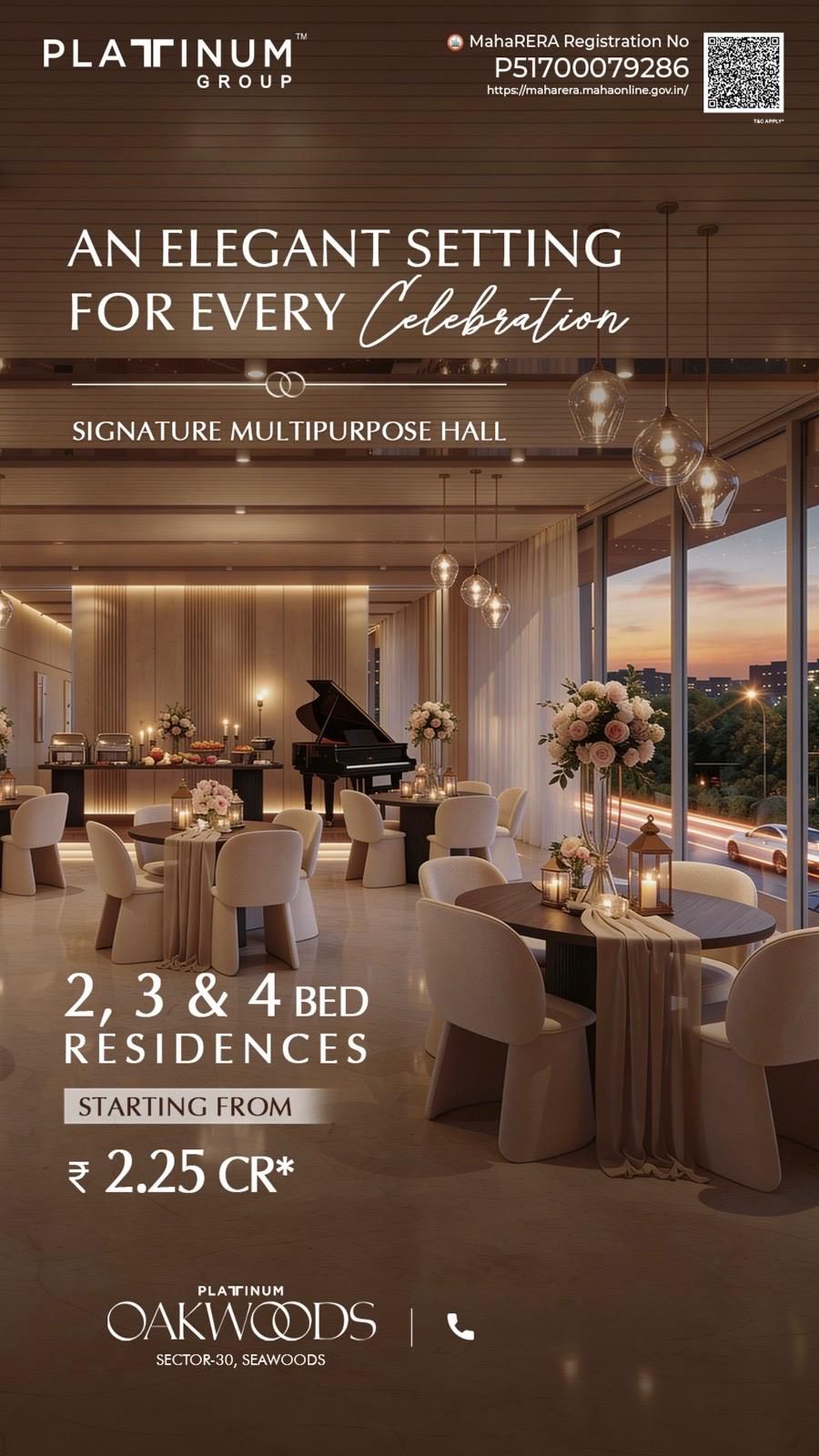 Platinum The Reserve - 3 & 4 BHK Flat, Kharghar, Navi Mumbai.